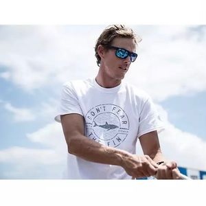 COSTA DEL MAR HALF MOON MENS POLARIZED SUNGLASSES